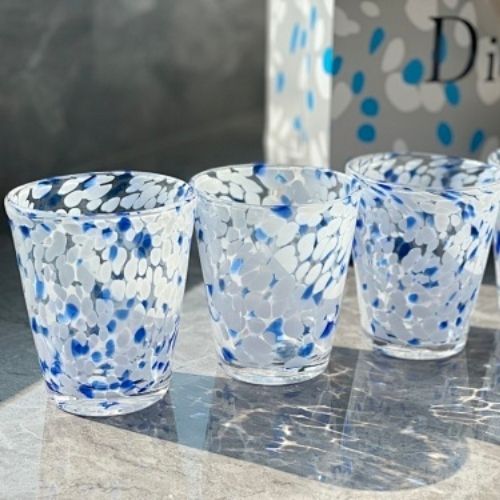Dior Maison "Ocean Wave" crystal glasses,