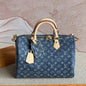 Louis Vuitton Speedy Soft 30 Monogram Denim collection.
