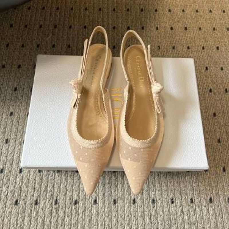 Christian Dior J'Adior Slingback Flats,