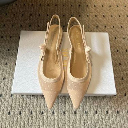 Christian Dior J'Adior Slingback Flats,