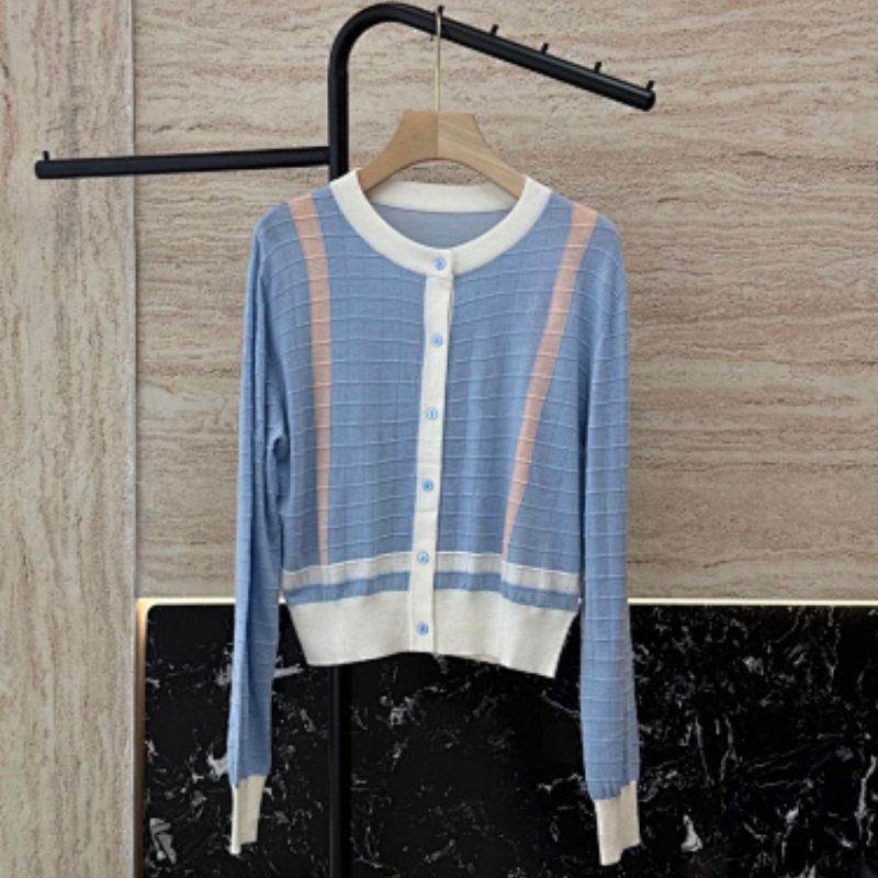 Hermès "Coaching" long-sleeve cardigan.