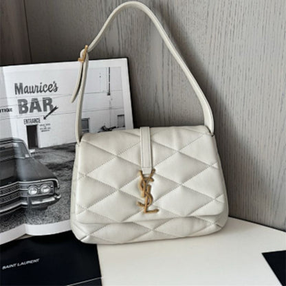Saint Laurent Le 5 à 7 Soft Hobo in Quilted Lambskin.