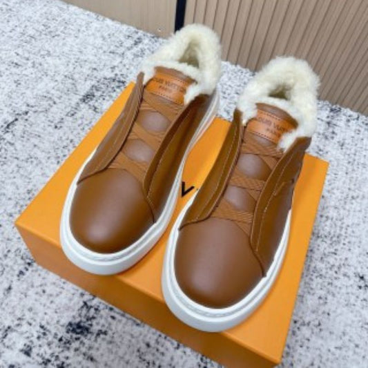 Louis Vuitton Zegna Triple Stitch™ Sneakers in a "winterized" version