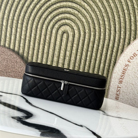 Chanel Quilted Jewelry Case