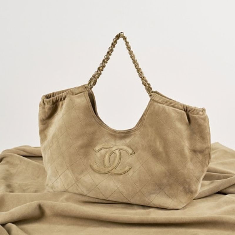 Chanel Small CC Cabas Hobo Bag.