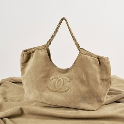 Chanel Small CC Cabas Hobo Bag.
