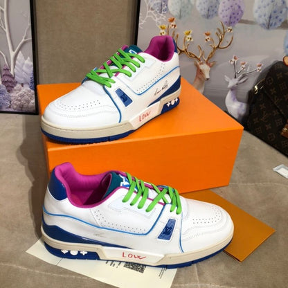 Louis Vuitton Trainers 'White Blue Green for Ghana'