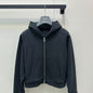 Prada cropped full-zip hoodie.