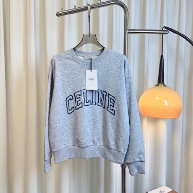 Celine Loose Sweatshirt in Cotton Fleece,