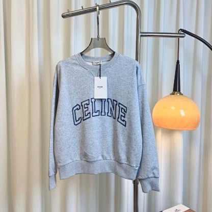 Celine Loose Sweatshirt in Cotton Fleece,