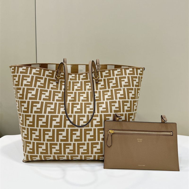 Fendi Roll Large Shopper Tote Bag.