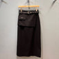 Prada Re-Nylon midi skirt with a pouch.