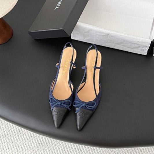 Chanel slingback pumps