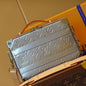 Louis Vuitton Handle Soft Trunk in Monogram Mirror coated canvas.