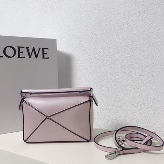 Loewe Puzzle Mini Bag  Light Mauve