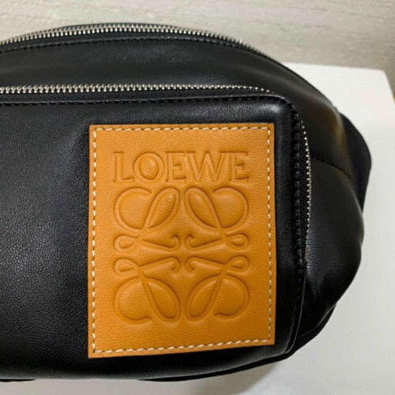 Loewe Puffy Bumbag (or waist bag) in black