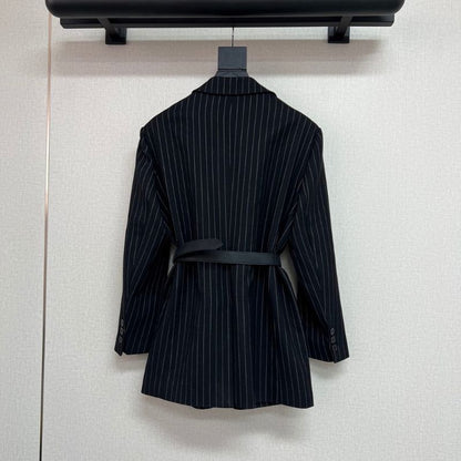 Prada pinstripe single-breasted blazer