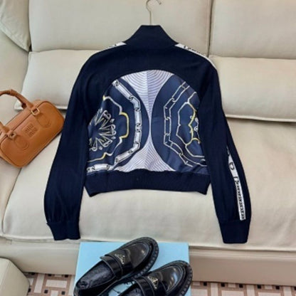 Hermès "Cliquetis Finesse Multicolore" Twillaine Cardigan.