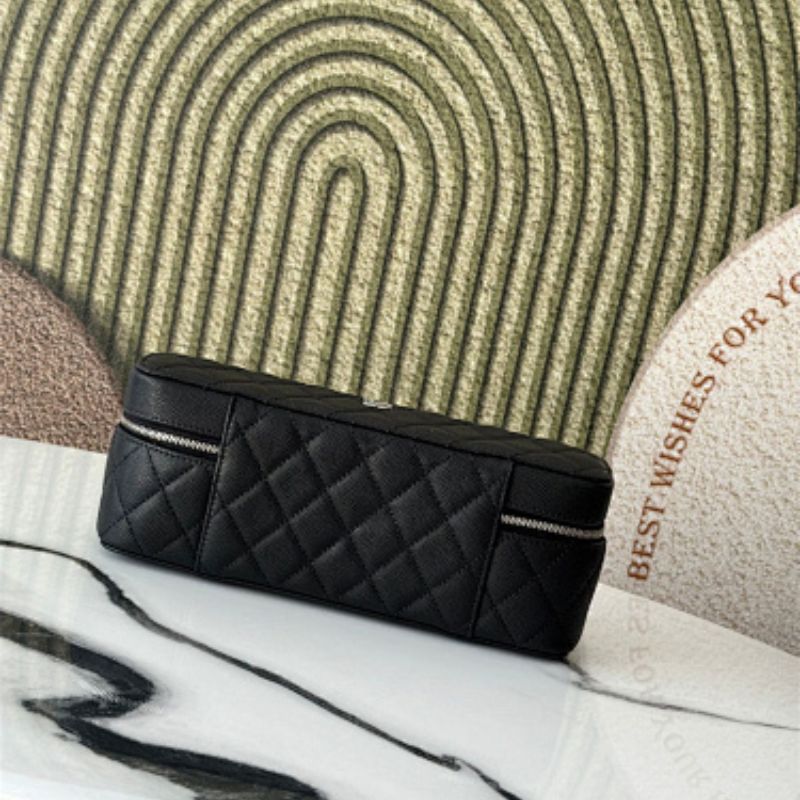 Chanel Quilted Jewelry Case