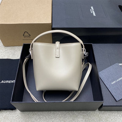 Saint Laurent Le 37 mini bucket bag.