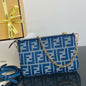 Fendi Baguette Pouch with Chain,