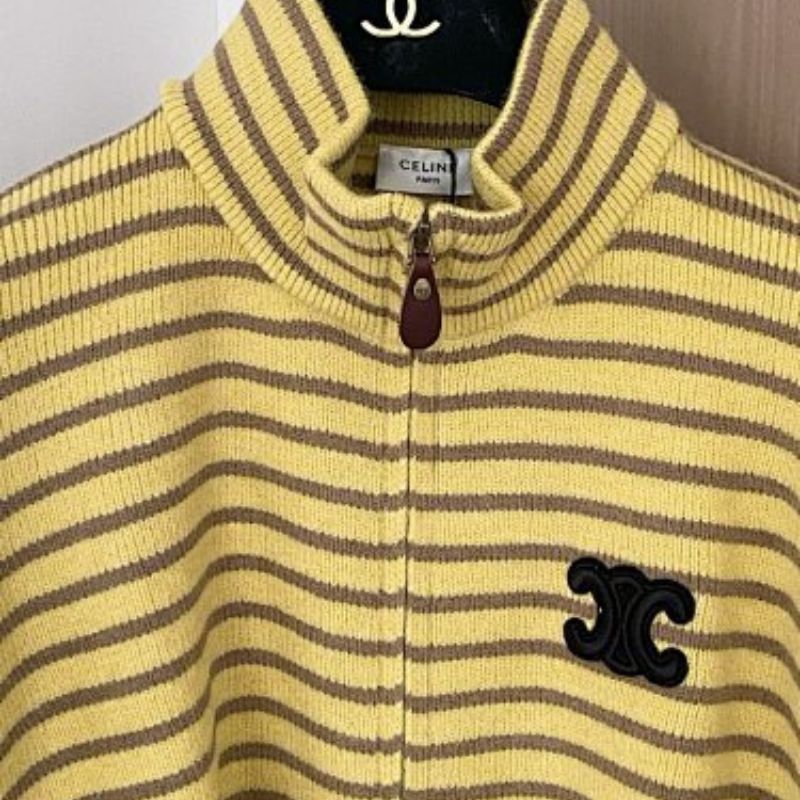 Celine Axelle zip knit cardigans