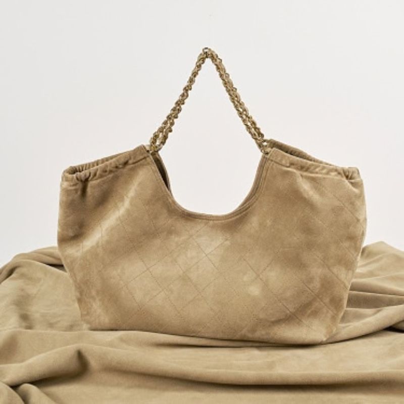 Chanel Small CC Cabas Hobo Bag.