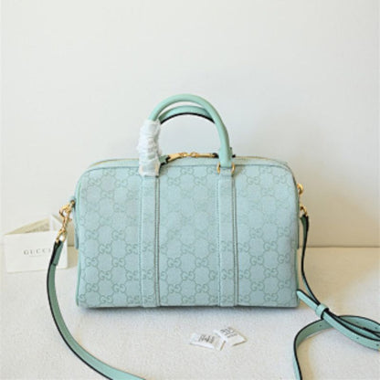 Gucci Ophidia Medium Boston Bag in the icy blue