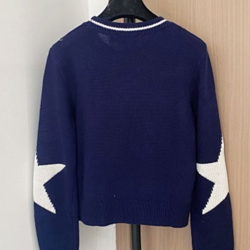 Christian Dior star-motif knit sweaters,