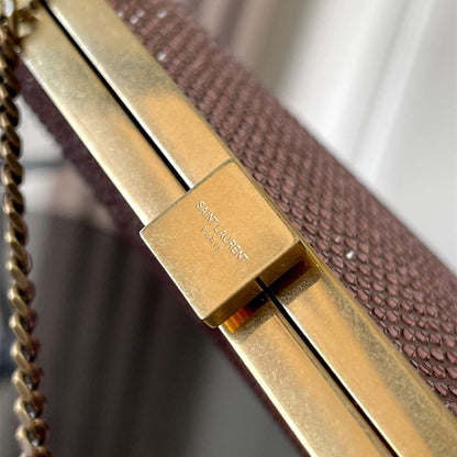 Saint Laurent Nuit Blanche bag in satin and crystals