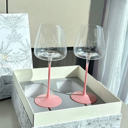 Christian Dior Hexagram crystal wine glasses,