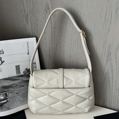 Saint Laurent Le 5 à 7 Soft Hobo in Quilted Lambskin.