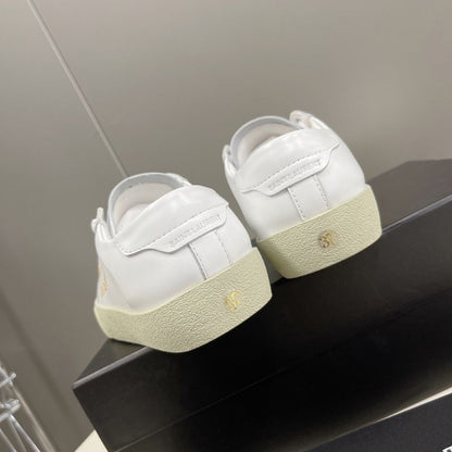 Saint Laurent Court Classic SL/06 sneakers in white leather