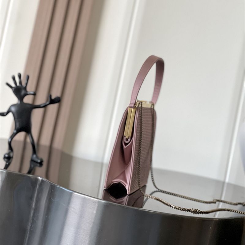 Saint Laurent Nuit Blanche bag in satin and crystals