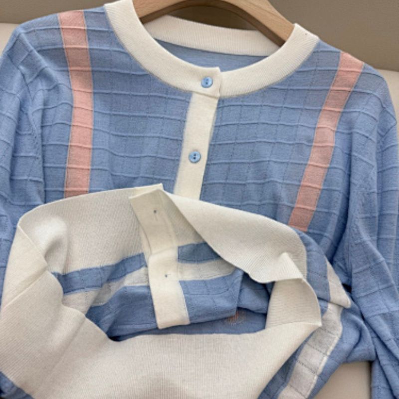 Hermès "Coaching" long-sleeve cardigan.