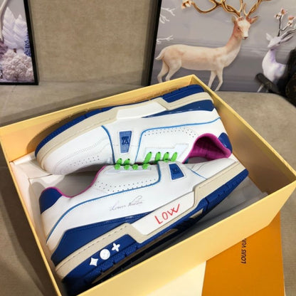 Louis Vuitton Trainers 'White Blue Green for Ghana'