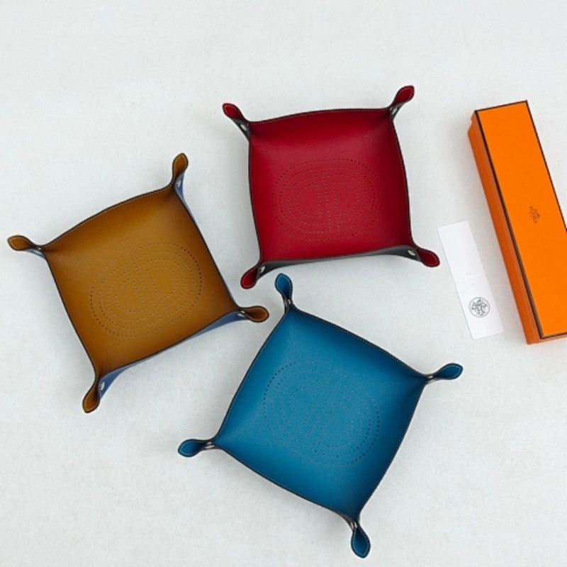 Hermès leather change trays