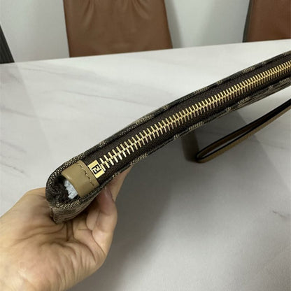 Fendi Large Flat Baguette Pouch.