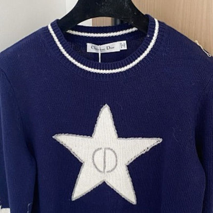 Christian Dior star-motif knit sweaters,