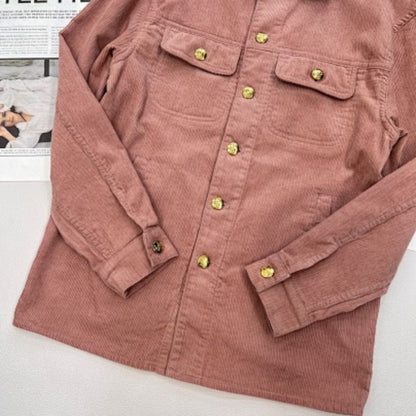 Celine Car Coat Jacket in Corduroy