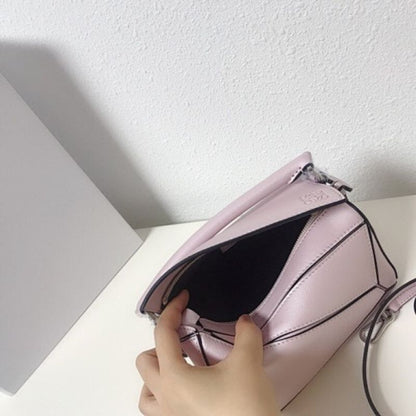 Loewe Puzzle Mini Bag  Light Mauve