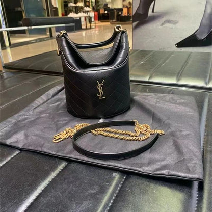 Saint Laurent Gaby bucket bag in lambskin