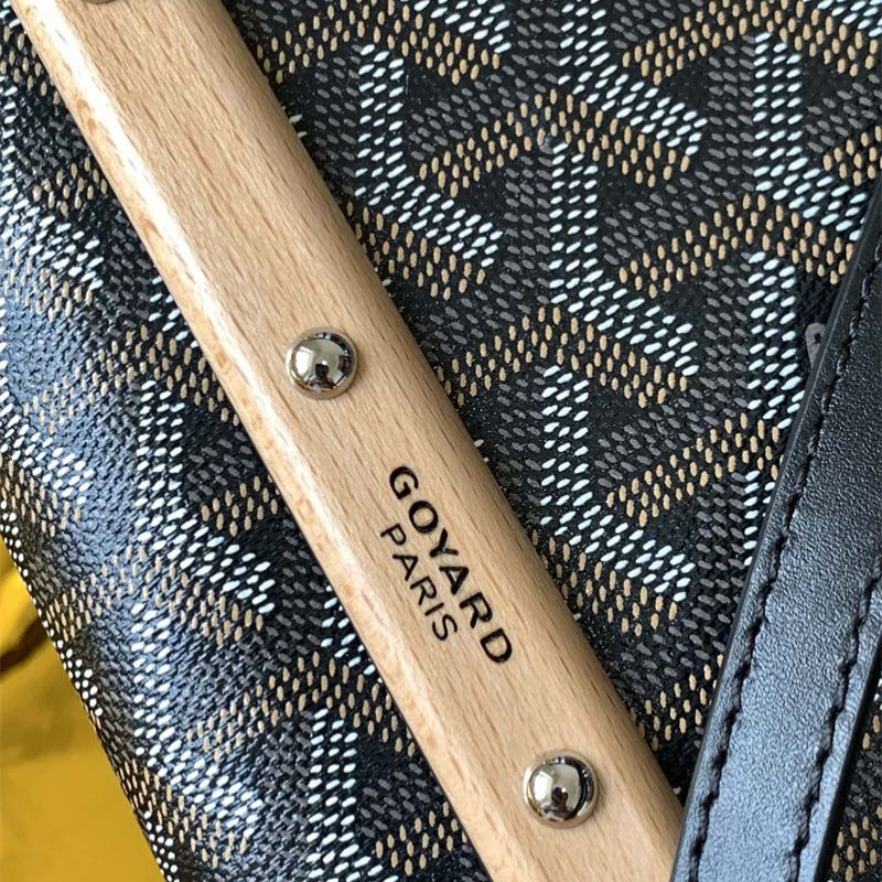 Goyard Monte-Carlo PM Clutch in the classic black