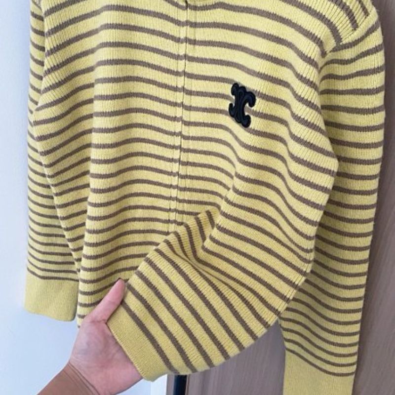 Celine Axelle zip knit cardigans