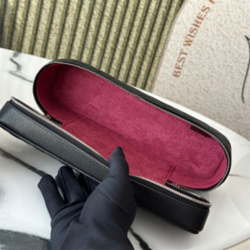 Chanel Quilted Jewelry Case