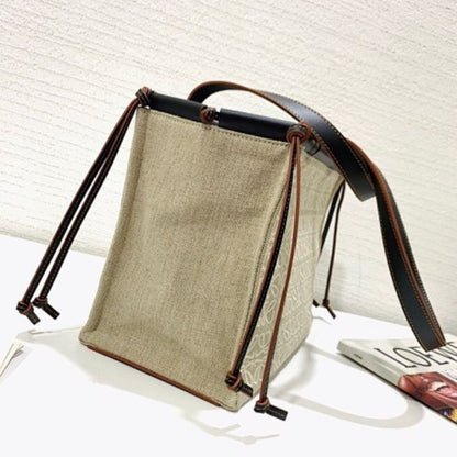 Loewe Small Cushion Tote Bag With knotted leather straps.