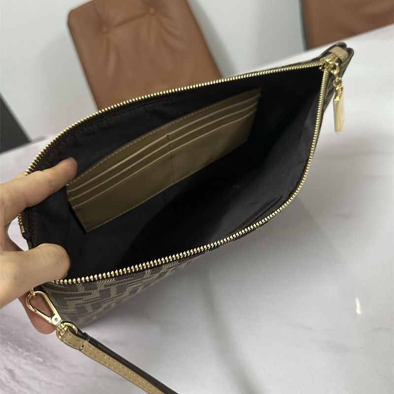 Fendi Large Flat Baguette Pouch.