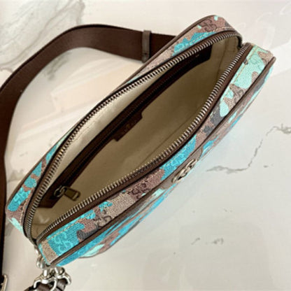 Gucci Small GG Crossbody Bag camouflage marbled GG Monogram print