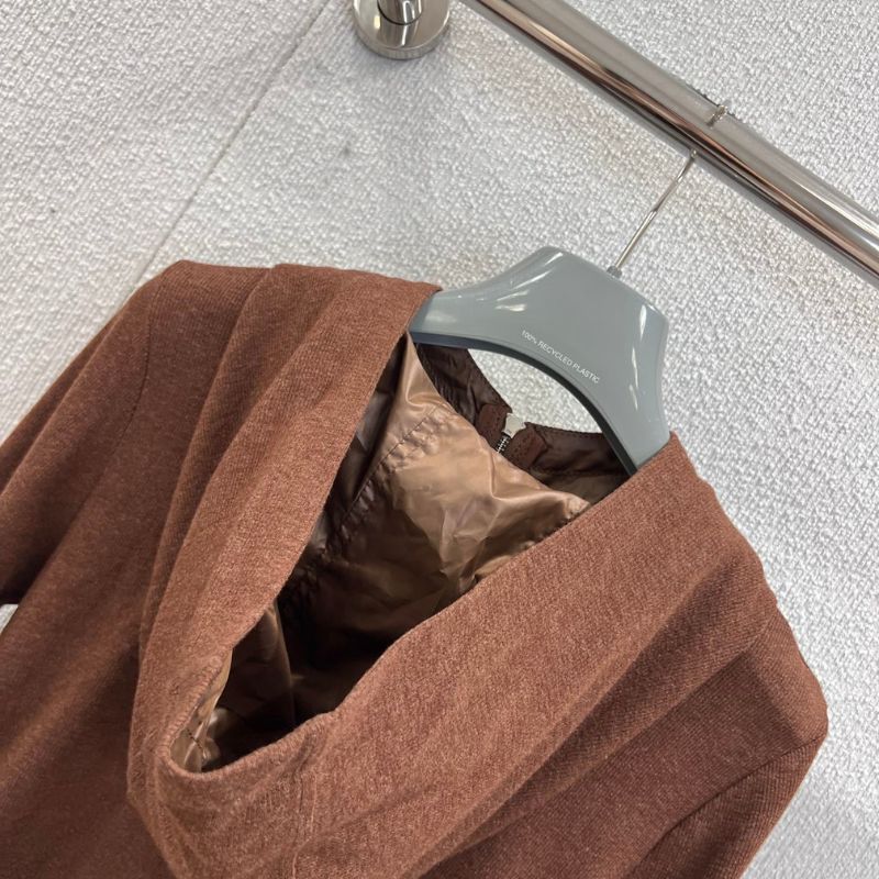 Prada quarter-zip hooded top.