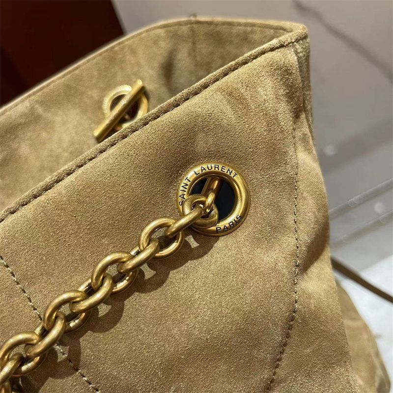 Saint Laurent Jamie Shopping Tote Bag in suede